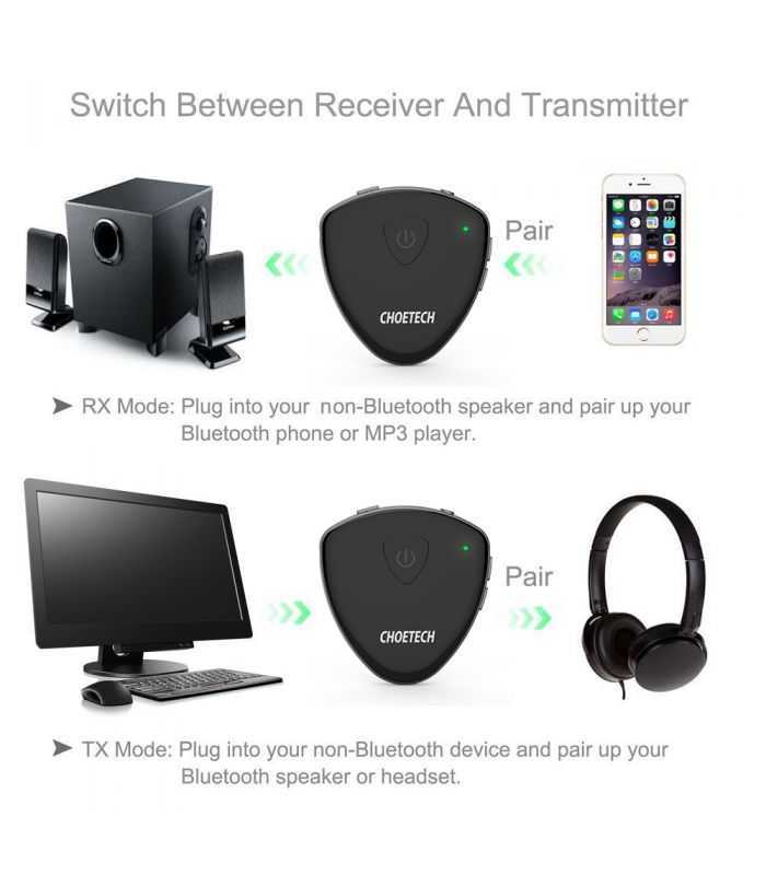 transmitator si receptor bluetooth choetech bh 002 8