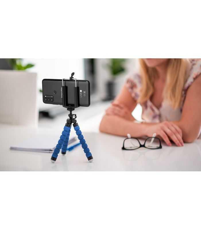trepied pentru telefon camera albastru krugermatz 1