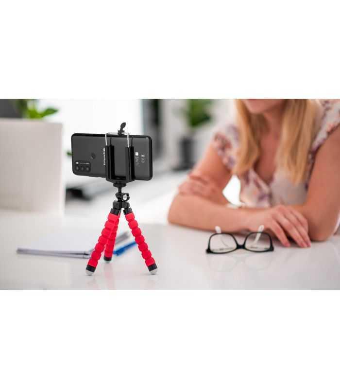 trepied pentru telefon camera rosu krugermatz 1