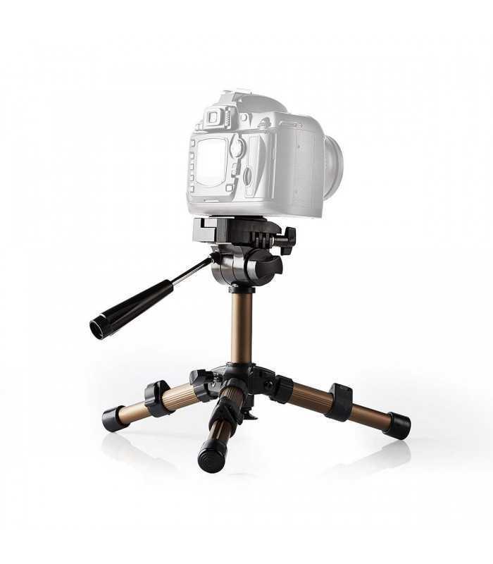 tripod profesional extensibil aluminiu 22cm capacitate max 1kg argintiu nedis 1