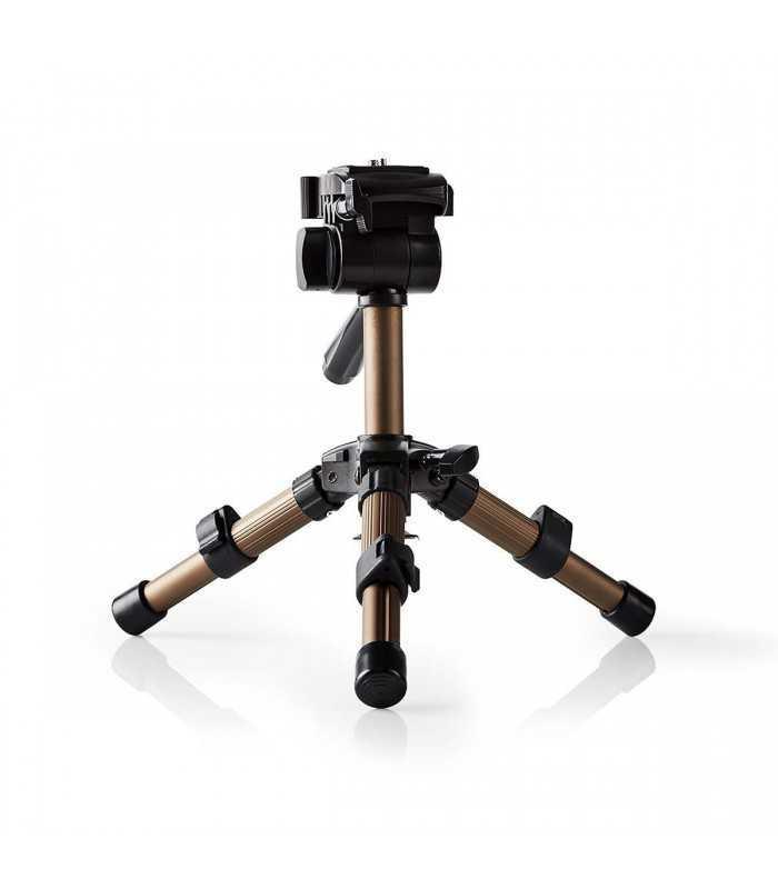 tripod profesional extensibil aluminiu 22cm capacitate max 1kg argintiu nedis 2