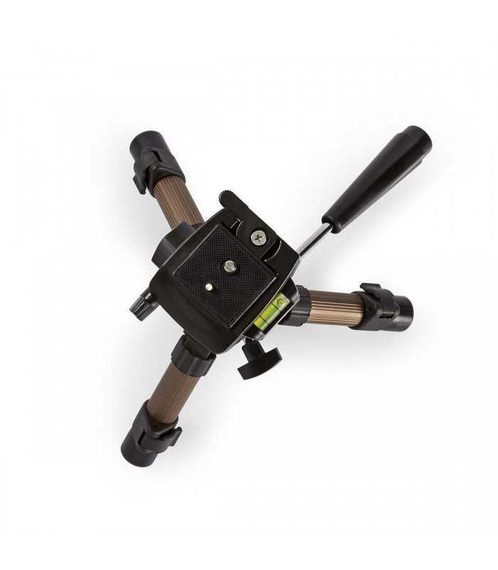 tripod profesional extensibil aluminiu 22cm capacitate max 1kg argintiu nedis 4