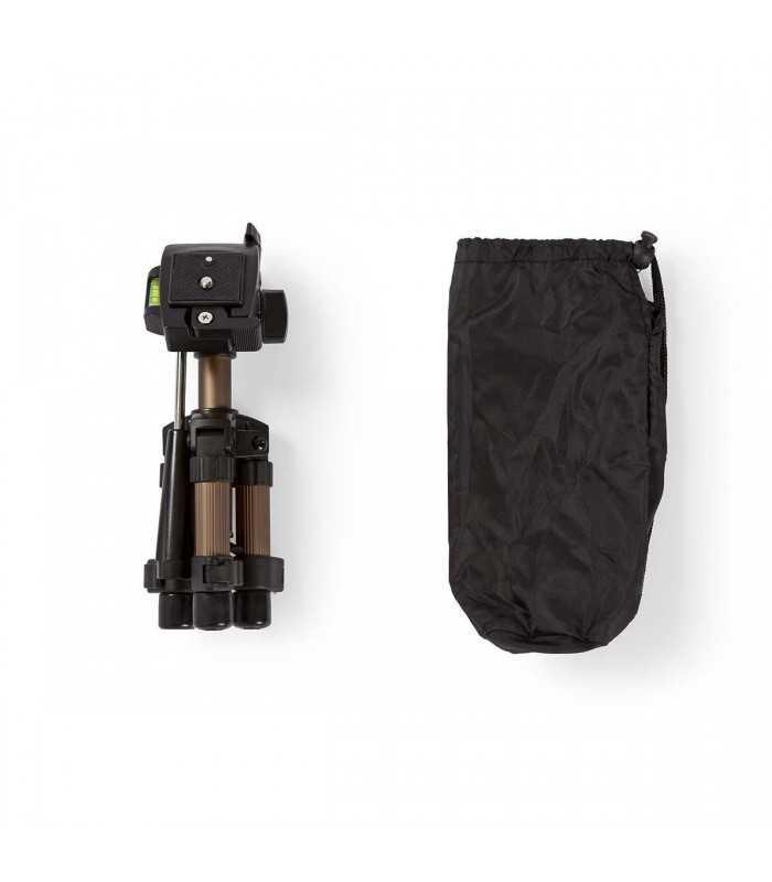 tripod profesional extensibil aluminiu 22cm capacitate max 1kg argintiu nedis 6