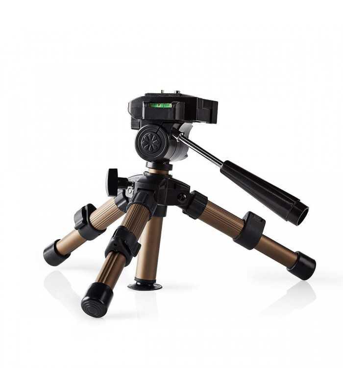Tripod profesional extensibil aluminiu 22cm capacitate max 1kg argintiu NEDIS