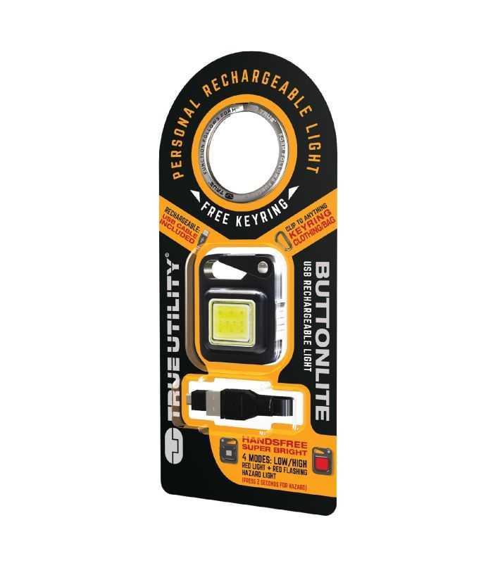 True Utility Buttonlite Tu919k Compacta Reincarcabila 43x33x16 Cm