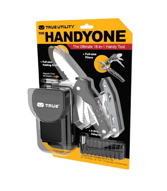 True Utility Handyone Tu181 18 In 1 Din Otel Inoxidabil