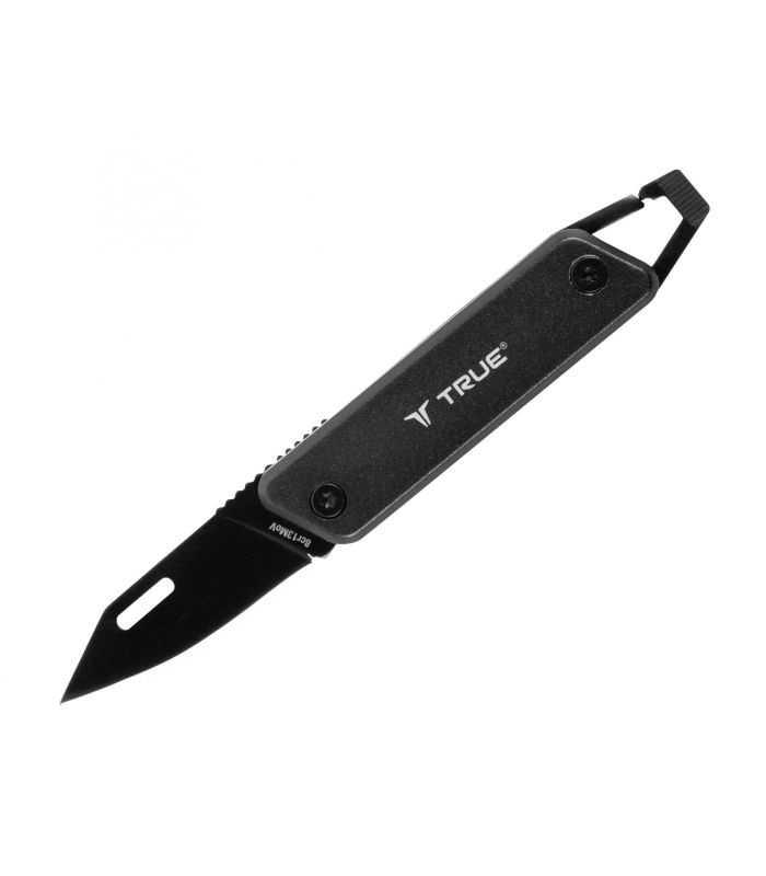 TRUE UTILITY MODERN KEY CHAIN KNIFE Grey (Hang Pack) TU7060N 7.6x1.7x0.8cm