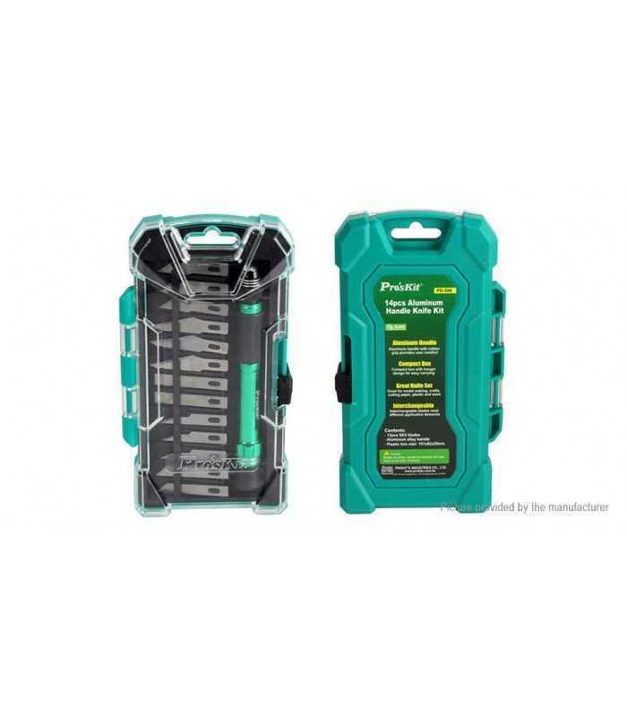 trusa cutite cu maner din aluminiu proskit 1