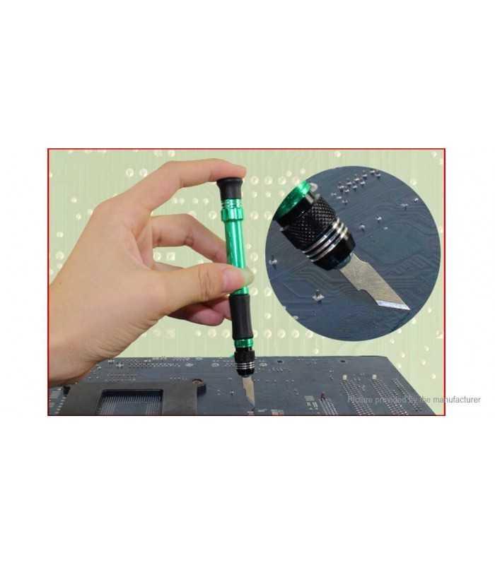 trusa cutite cu maner din aluminiu proskit 2