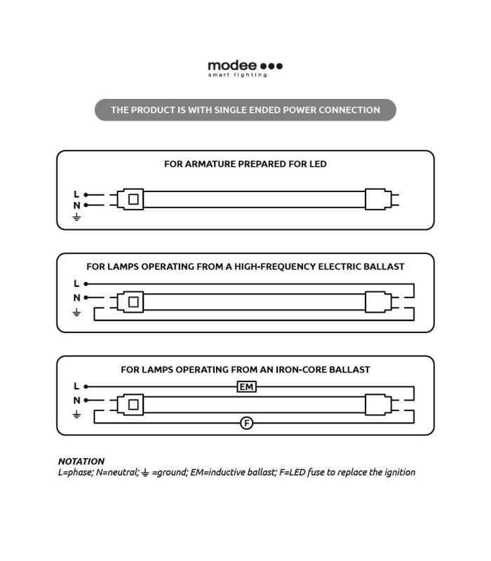Tub Led T8 10w 1200lm 600mm Lumina Rece 6000k Modee