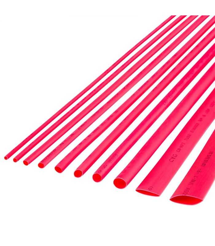 Tub termocontractabil 6.5mm/0.5m rosu 1 buc Rebel NAR0259.1-0.5