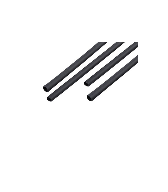 Tub termocontractant 10mm 0.5m/ 5mm negru Kemot