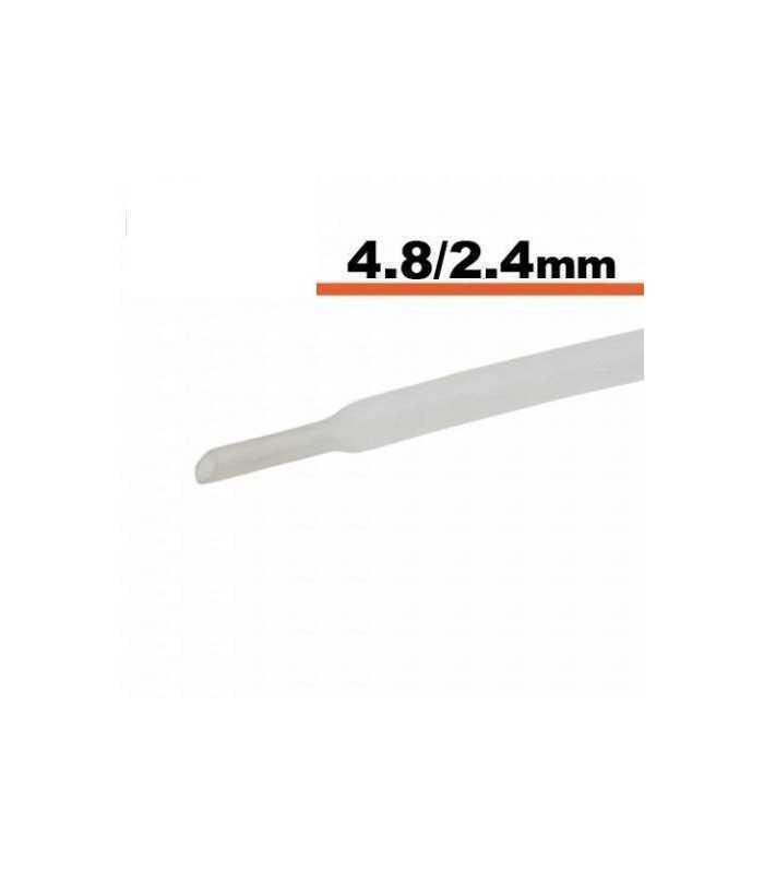 Tub Termocontractibil Transparent 4.8mm/ 2.4mm 0.5m