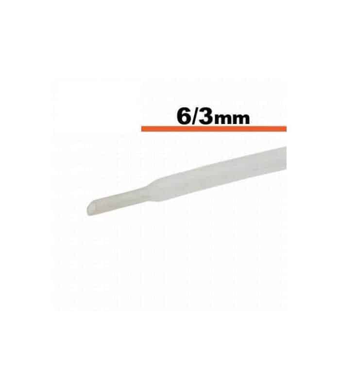 Tub termocontractibil transparent 6mm/ 3mm 0.5m