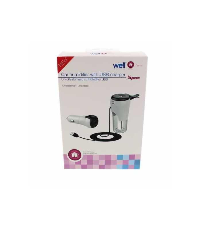 Umidificator Auto Si Incarcator Usb Vapour Well Hum Car Vapour Wl