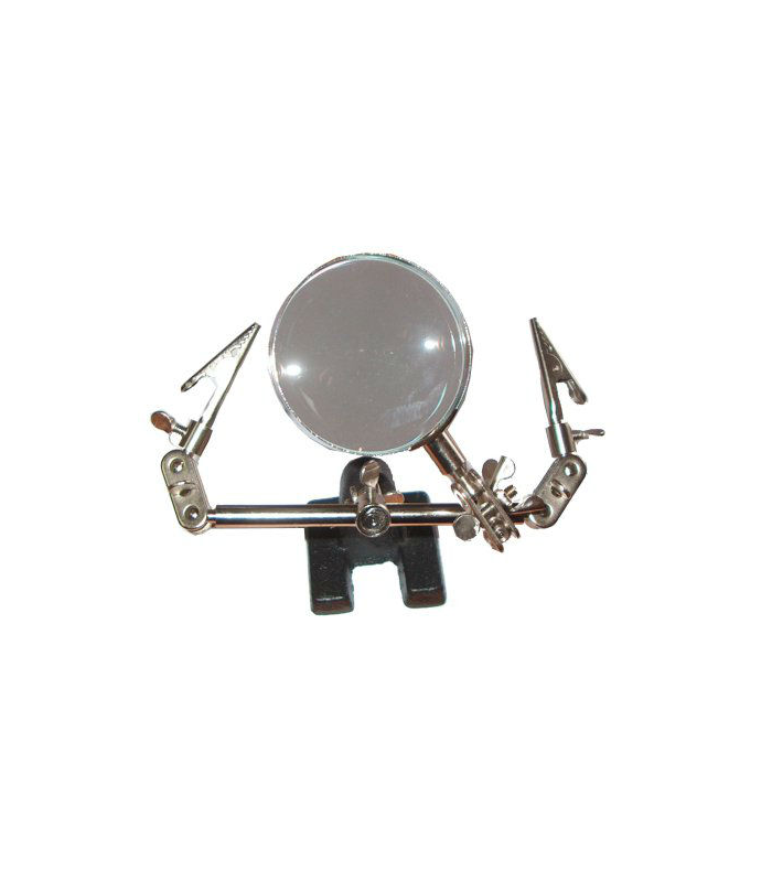 unealta ajutatoare cu lupa 60mm 3 dioptrii si clesti reglabili 110mm pentru lipire rebel nar0044 1