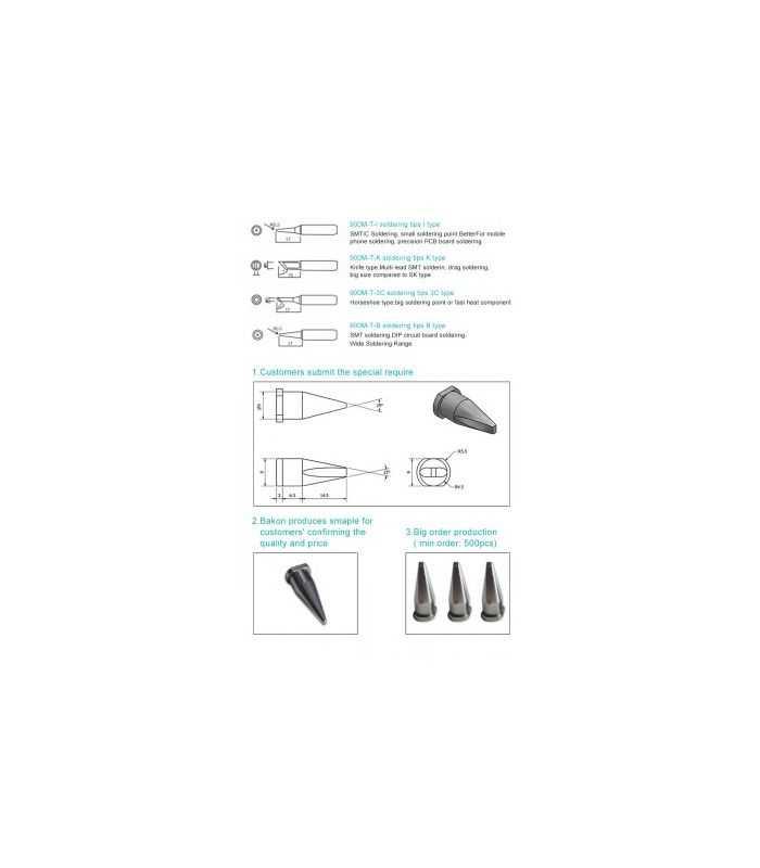 Varf De Rezerva 900 I Compatibile Pentru Statia Bk701d Sbk936d Bakon