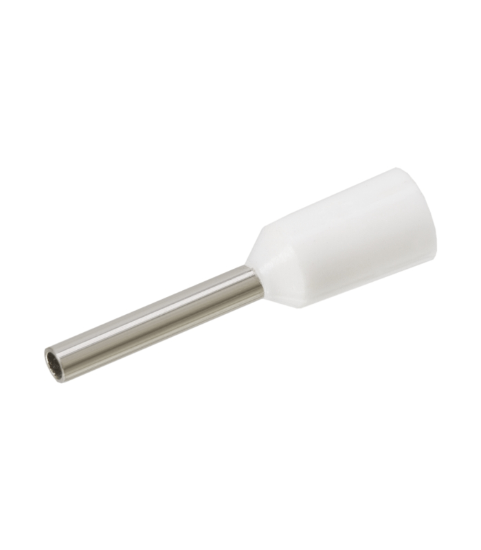 Varf terminal cablu de 0.5 mm alb