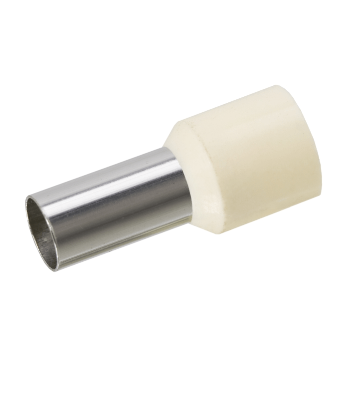 Varf terminal cablu de 16 mm alb