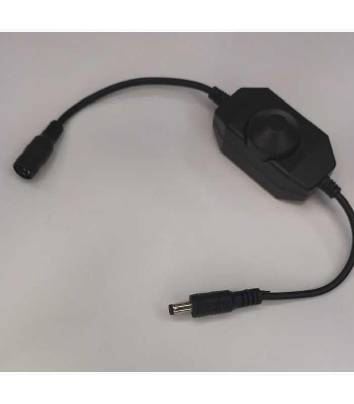 Variator tensiune 12-24V 2A LED DIMMER montaj pe fir cu mufa alimentare Mama / Tata 5.5x2.1 mm 2 Variator tensiune 12-24V 2A LED DIMMER montaj pe fir cu mufa alimentare Mama / Tata 5.5x2.1 mm