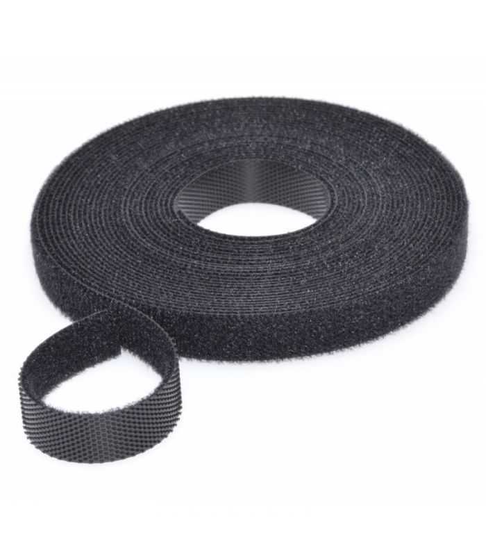 velcro banda textila cu arici 1cm x 5m negru 1