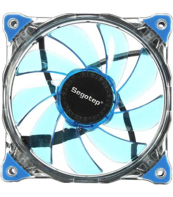 ventilator 120mm fan blue 120x120mm segotep polar wind 12v 1