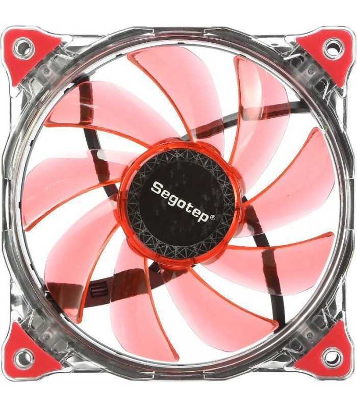 ventilator 120mm fan red 120x120mm polarwnd rd segotep polar wind 12v 1