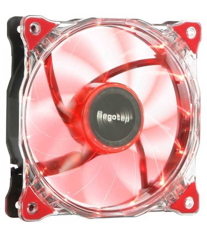 Ventilator 120mm Fan Red 120x120mm POLARWND-RD Segotep Polar Wind 12V