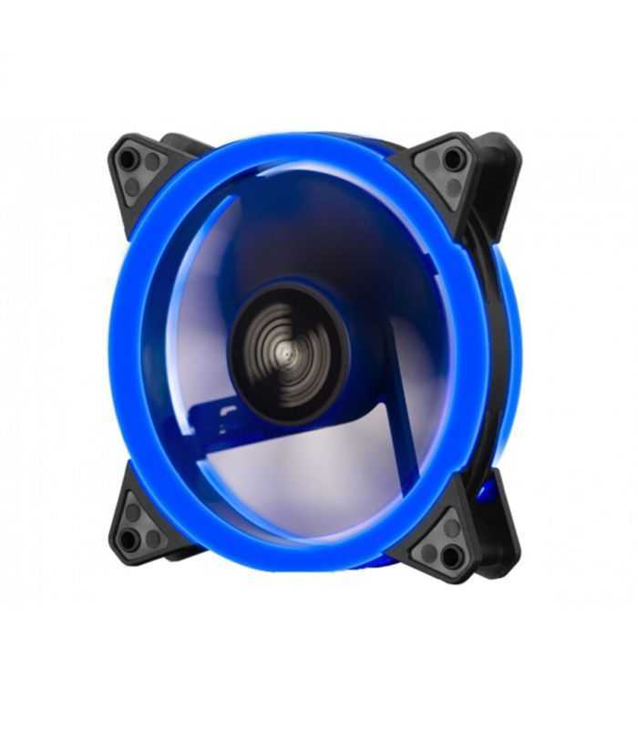 Ventilator 120mm HALO DUAL BLUE LED albastru 120 x 120 x 25 mm Floston