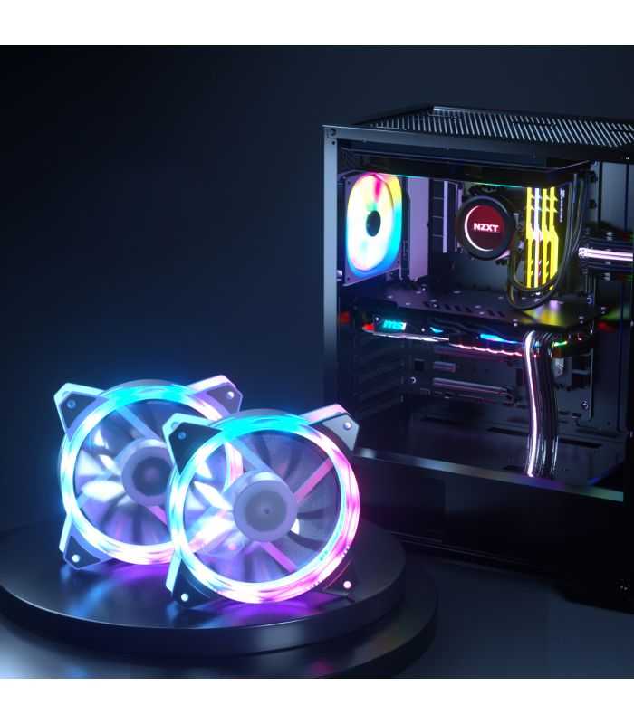 Ventilator 120x120x25mm 1200rpm Iluminare Rgb 3 Pini Molex Orico Csf 6ld