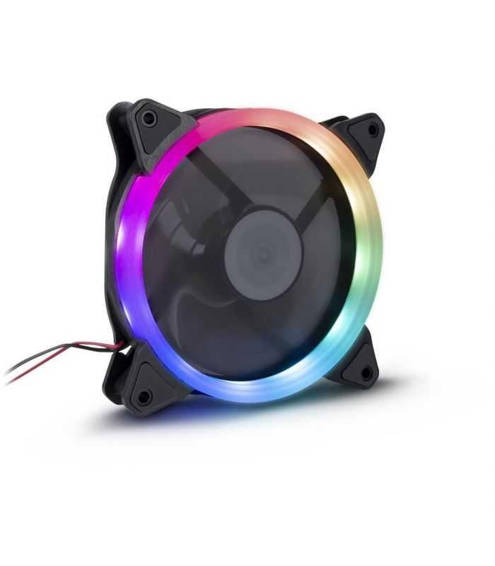 Ventilator 120x120x25mm Inter-Tech Argus iluminare RGB 900RPM 2 pini la Molex RS-051-RGB
