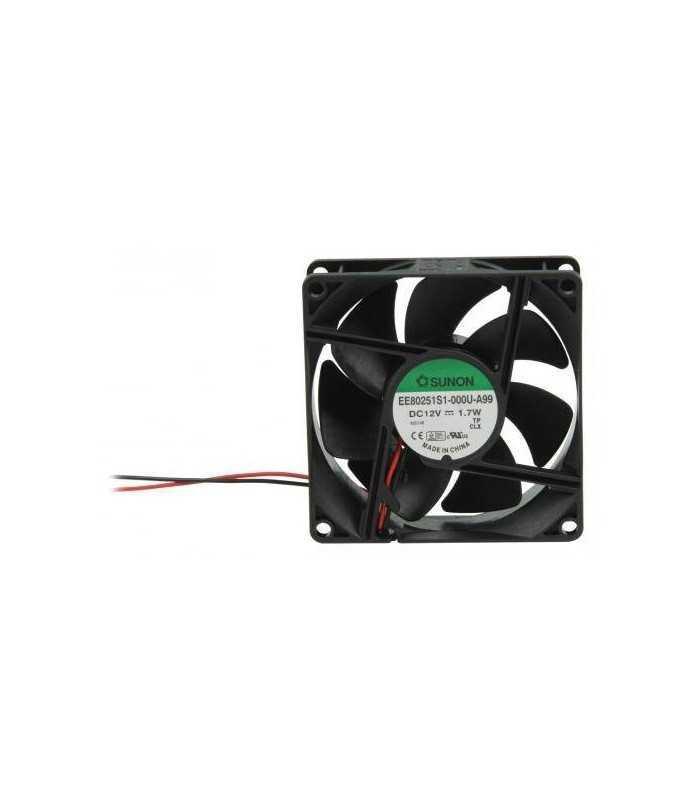 Ventilator 12V 3000RPM 34dB 220mA 80x80x25cm cu 2 fire 1.7W pe lagar Vapo Sunon