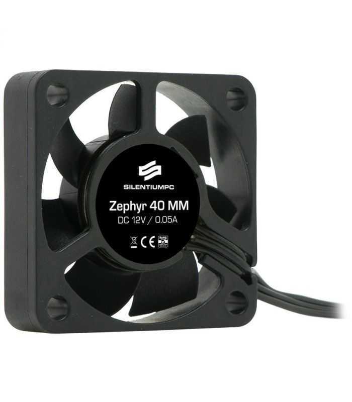 Ventilator 40mm Zephyr 40 Spc010 40 X 40 X 10 Mm 4000rpm Silentium Pc