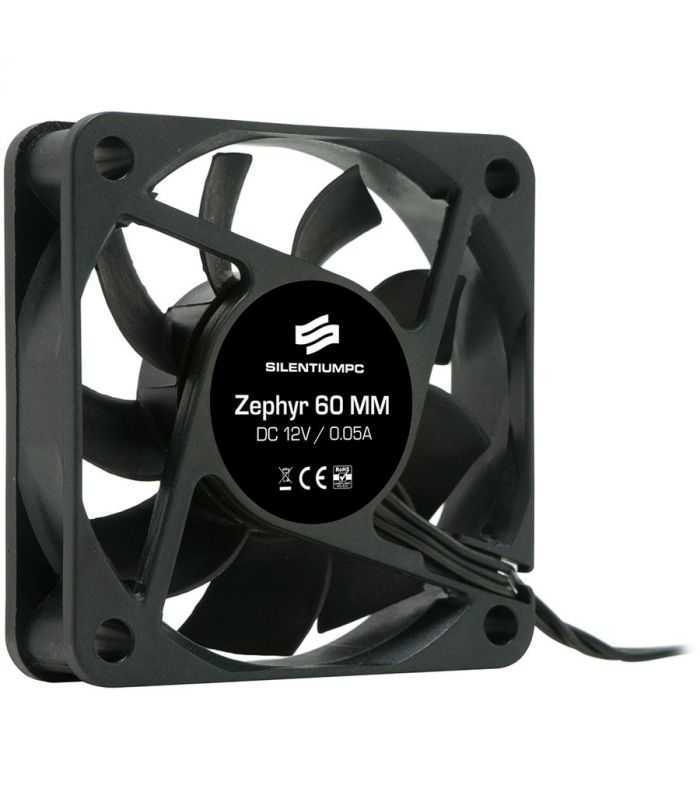 Ventilator 60mm Zephyr 60 Spc012 60 X 60 X 15 Mm 2000rpm Silentium Pc