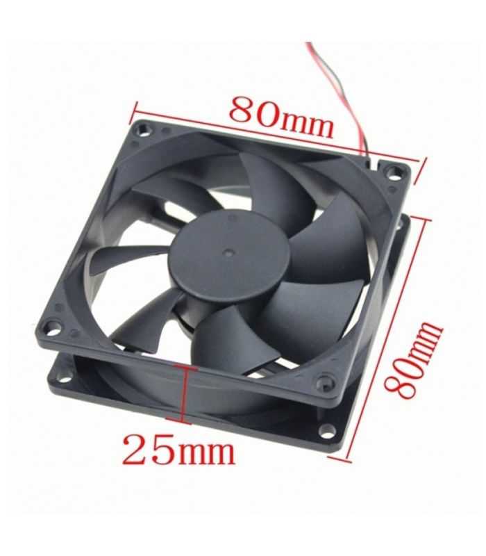 ventilator 80x80x25mm cu 2 fire 12v 025a pe lagar vapo kf8025h12s dalbi 2