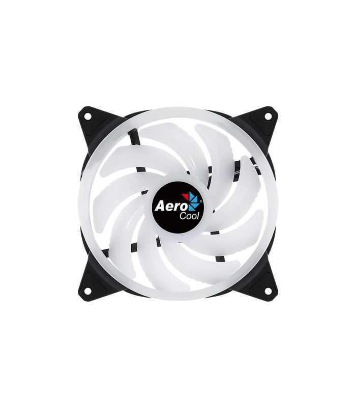 ventilator aerocool duo 140x140x25mm iluminare argb rulmenti de tip hydraulic bearing 1000 rpm 5