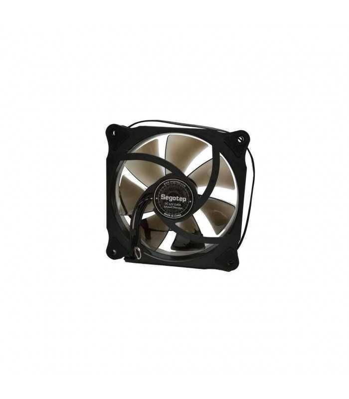 ventilator albastru segotep halo 12 120mm blue led fan 12v 1