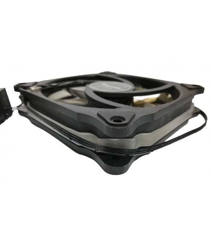 ventilator albastru segotep halo 12 120mm blue led fan 12v 2