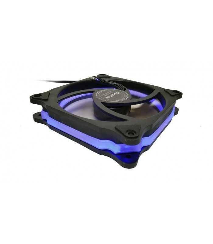 ventilator albastru segotep halo 12 120mm blue led fan 12v 4