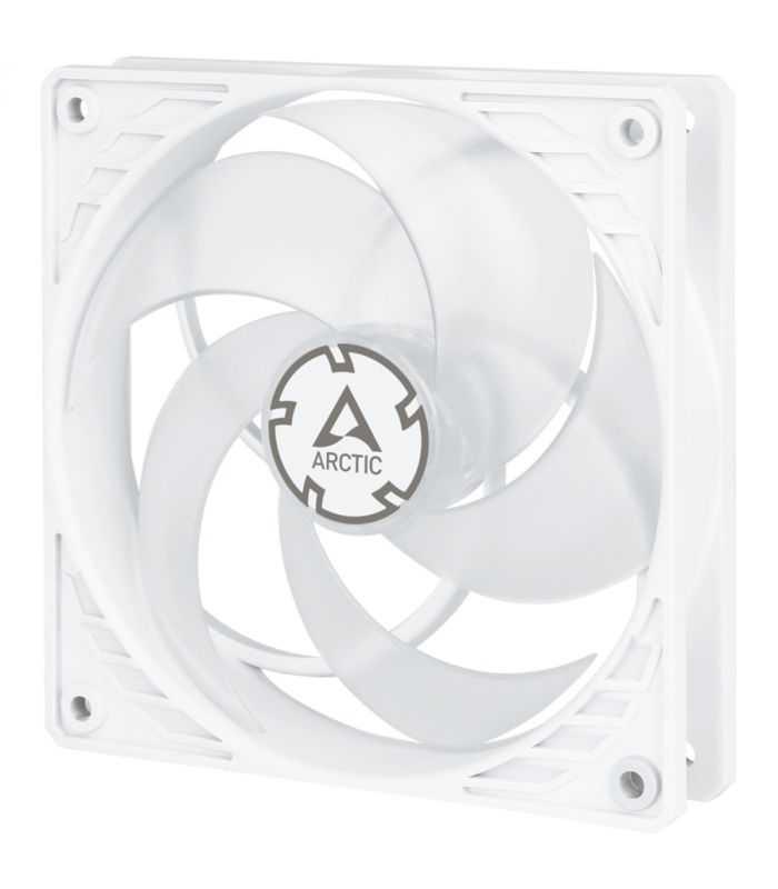 Ventilator ARCTIC P12 PWM 4-Pin 120x120x25 mm 3.9V-12V 0.08A alb/transparent ACFAN00131A