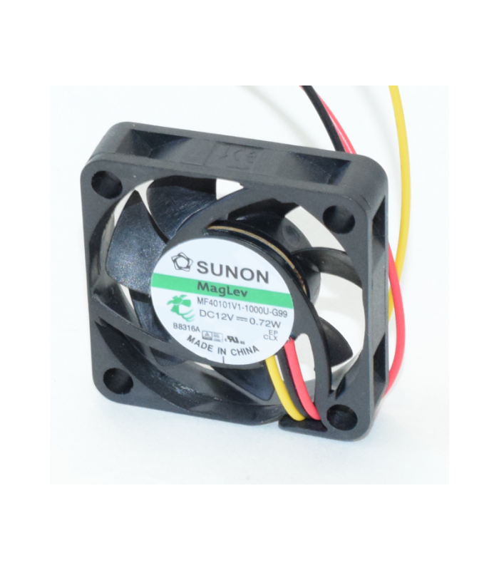 Ventilator DC axial 12VDC 40x40x10mm 7000rot./min 13.52m3/h 27.3dBA Vapo SUNON MF40101V1-1000U-G99