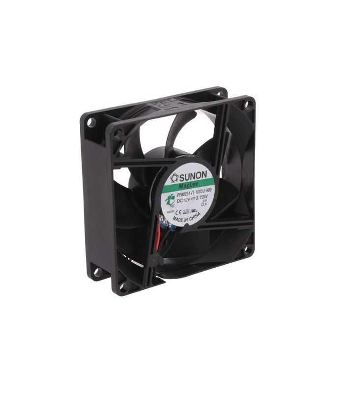 ventilator dc axial 12vdc 80x80x25 mm 4800rot min 1014m3 h 447dba vapo sunon pf80251v1 1000u a99 1