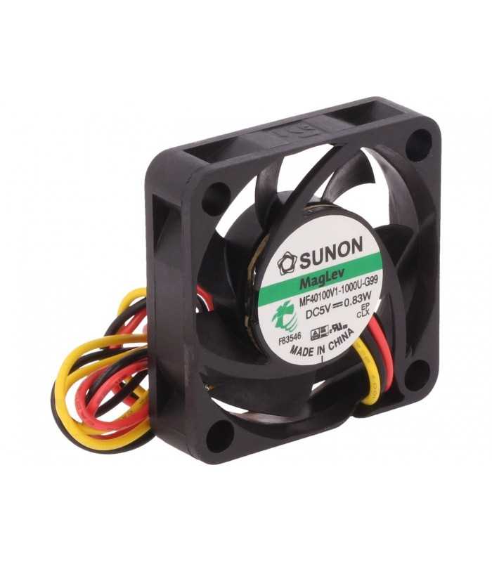 Ventilator DC axial 5VDC 40x40x10mm 13.52m3/h 27.3dBA Vapo SUNON MF40100V1-1000U-G99