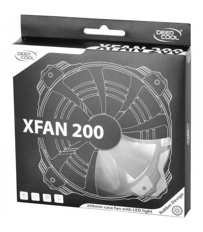 ventilator deepcool xfan 200 red 200mm iluminare rosie 3