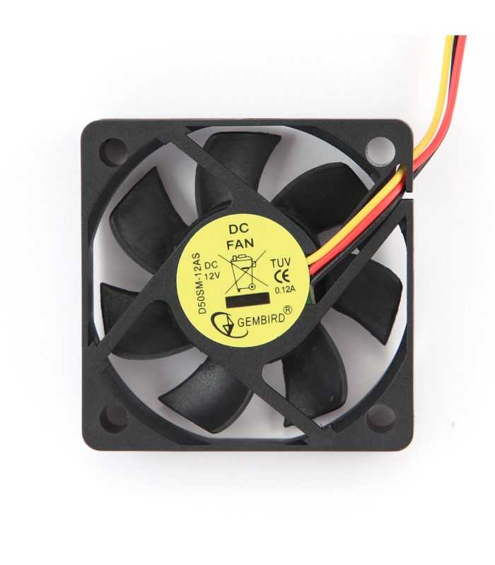 Ventilator Gembird 50x50x10 Mm 4200rpm 3pini Cablu 25cm 12v 012a D50sm 12as