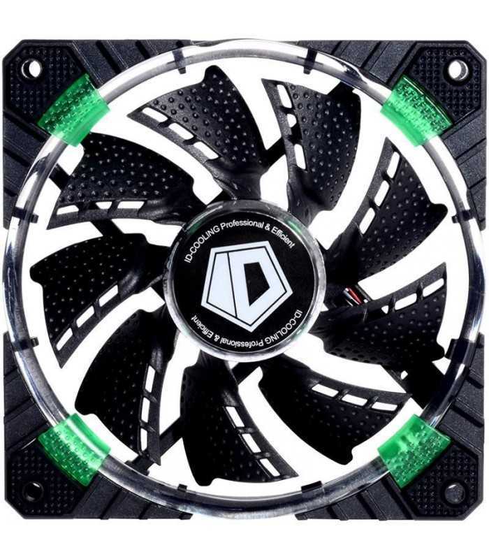 ventilator id cooling cf 12025 g 120mm 600 1600rpm concentric circular led verde 1