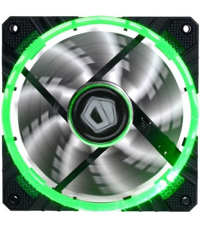 Ventilator ID-Cooling CF-12025-G 120mm 600-1600RPM Concentric Circular LED verde