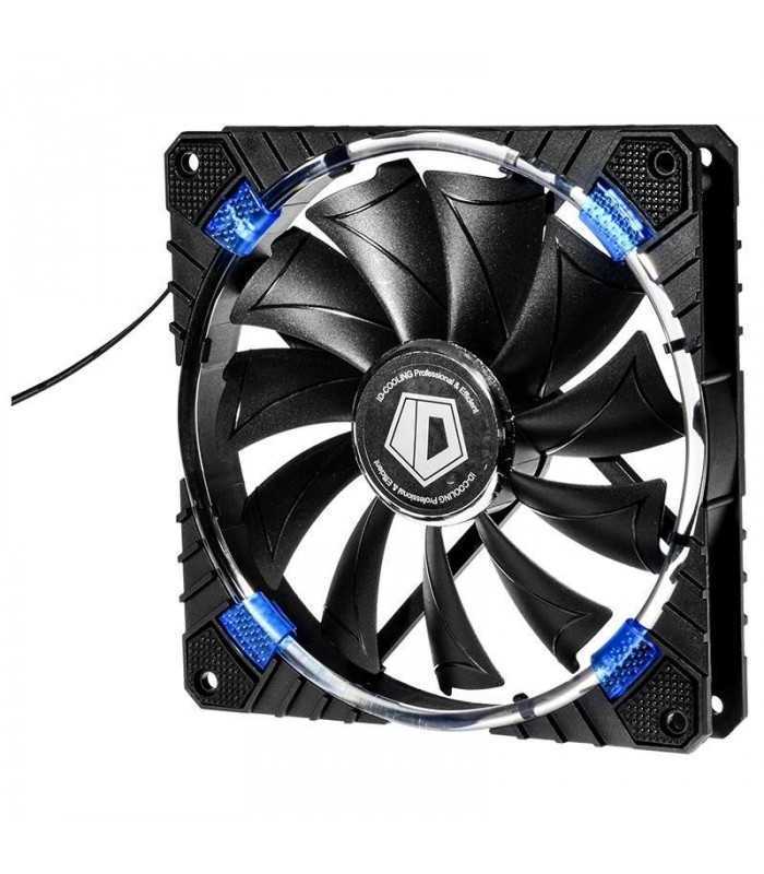 ventilator id cooling cf 14025 b 140mm 200 1300rpm concentric circular iluminare albastra 2