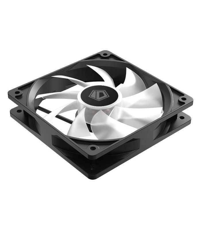 Ventilator Id Cooling Pn 7 120x120x25mm 12v Negru Argb Hydraulic Bearing Anti Vibratii 700 1500rpm 4pin Pwm Si 3pin Fan Pn 7