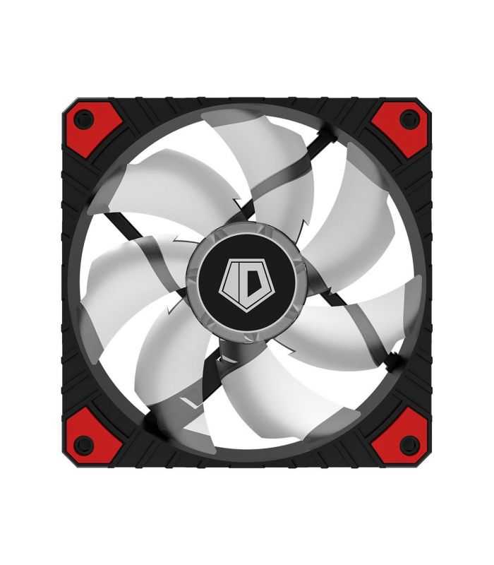 ventilator id cooling wf 12025 xt iluminare rosie 120mm 3